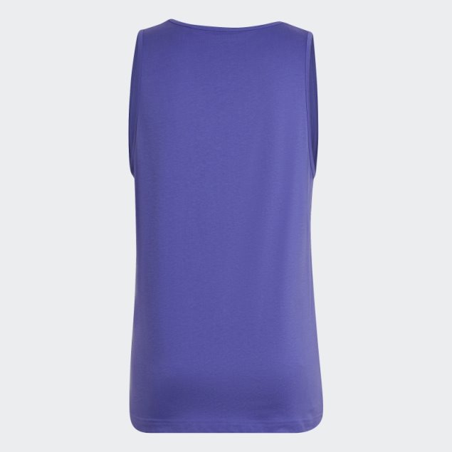 Adidas Camiseta Sin Mangas Violeta Adicolor Essentials Trefoil