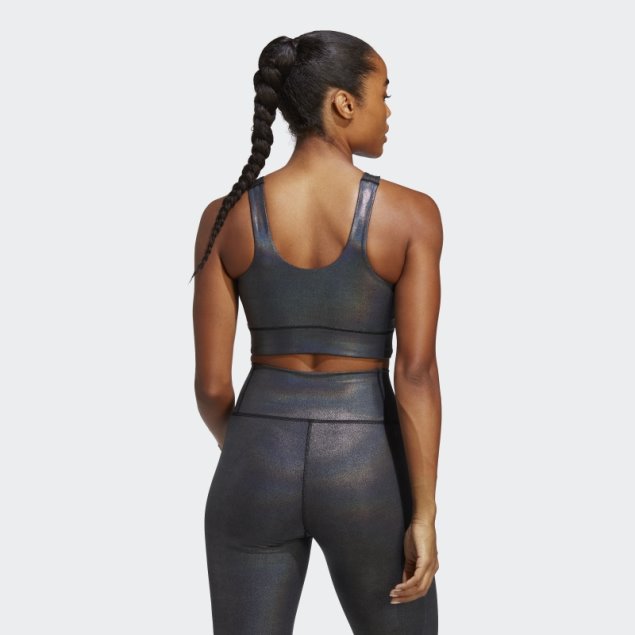 Sujetador Palangre De Sujeción Media Adidas Powerimpact Training Carbon