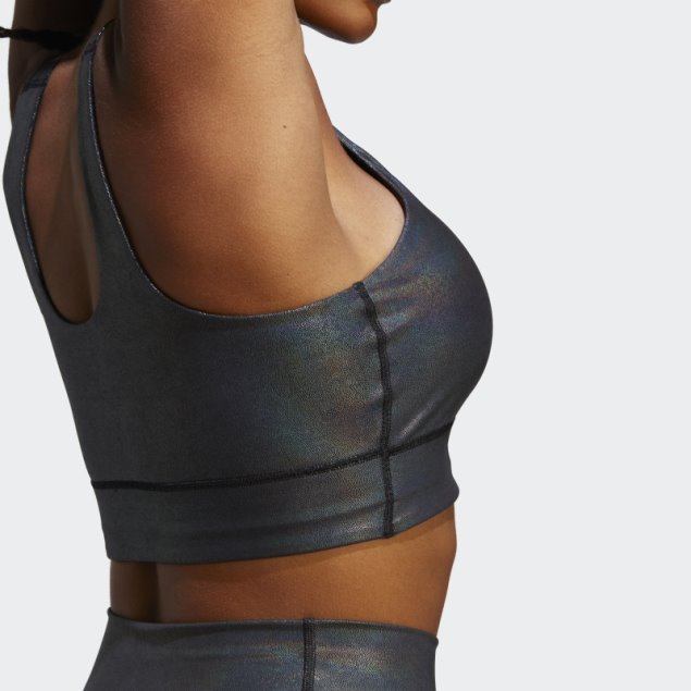 Sujetador Palangre De Sujeción Media Adidas Powerimpact Training Carbon