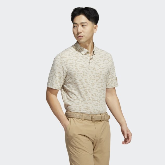 Polo Adidas Hemp Go-to Con Estampado De Camuflaje