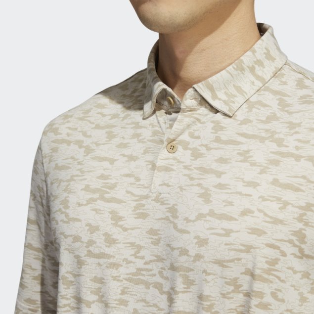 Polo Adidas Hemp Go-to Con Estampado De Camuflaje