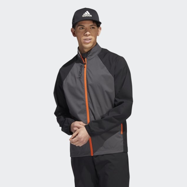 Chaqueta Negra Con Cremallera Completa Provisional De Adidas