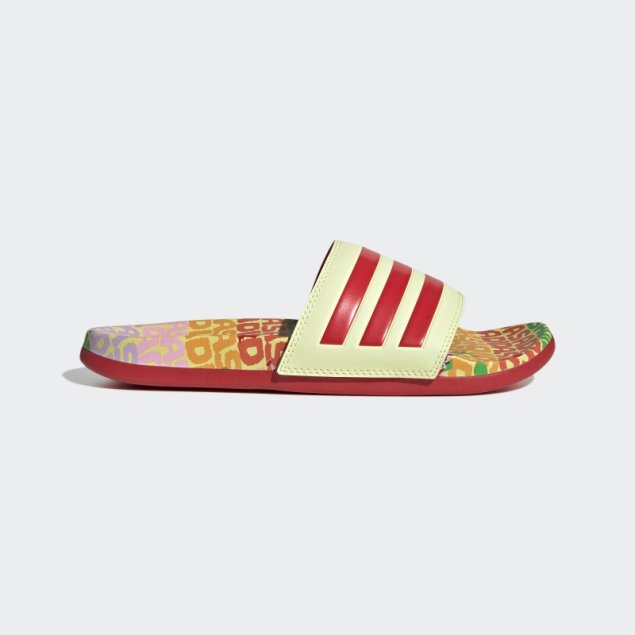 Sandalias Adilette Confort Perla Citrino Adidas