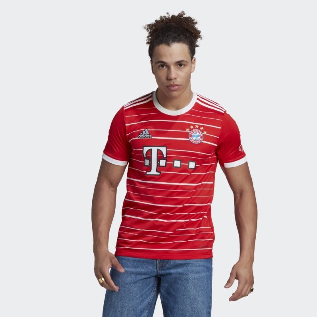 Camiseta Fc Bayern 22/23 Primera Equipación Rojo Adidas