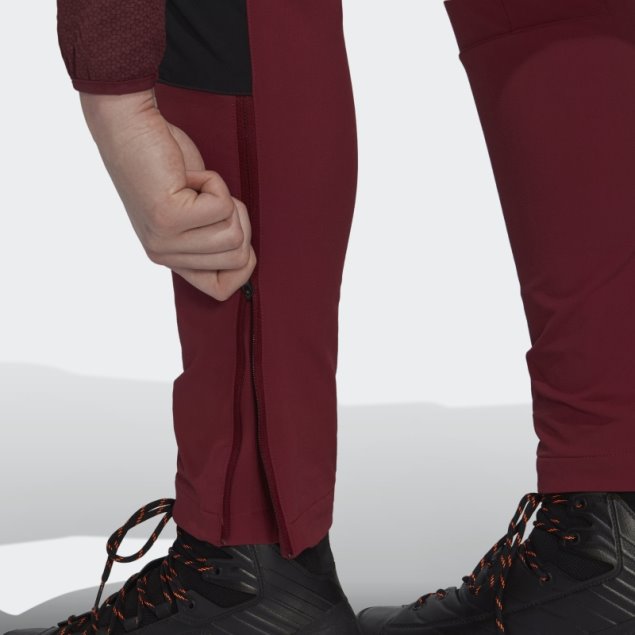 Pantalones Adidas Techrock Mountaineering Rojo