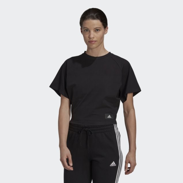 Camiseta Holgada Holidayz Adidas Negra