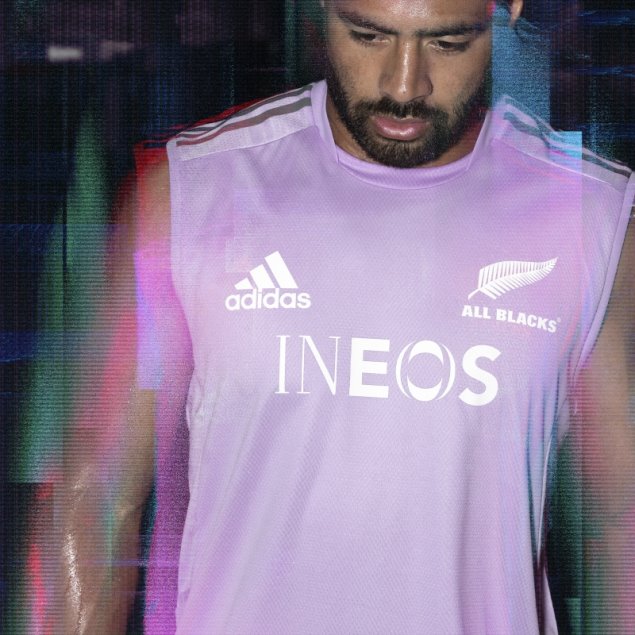 Camiseta Lila All Blacks Rugby Performance Adidas