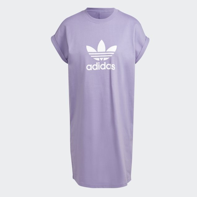 Vestido Adidas Lila Adicolor Classics Trefoil