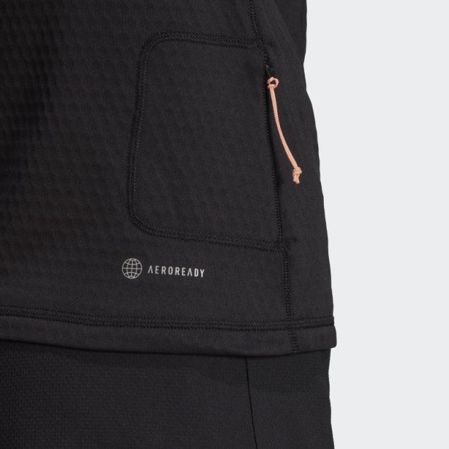 Adidas X-city Sudadera Con Capucha De Manga Larga Negra Para Correr