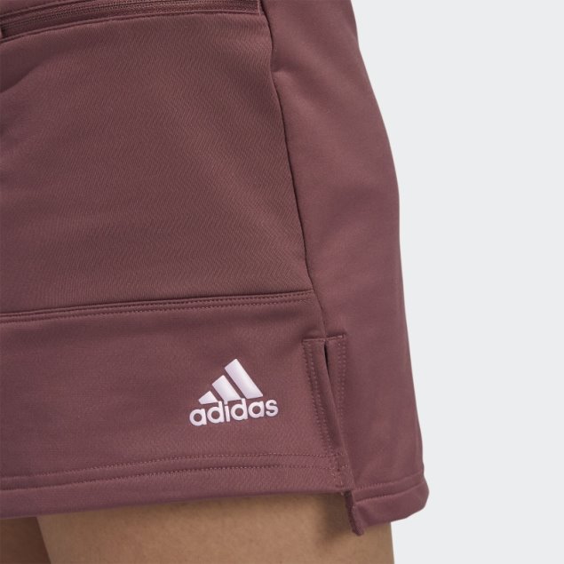 Falda Pantalón De Golf De Punto De Urdimbre Burdeos Adidas