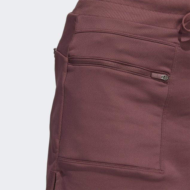 Falda Pantalón De Golf De Punto De Urdimbre Burdeos Adidas