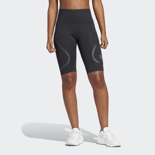 Negro Adidas By Stella Mccartney Truepace Pantalones Cortos De Ciclismo De Moda