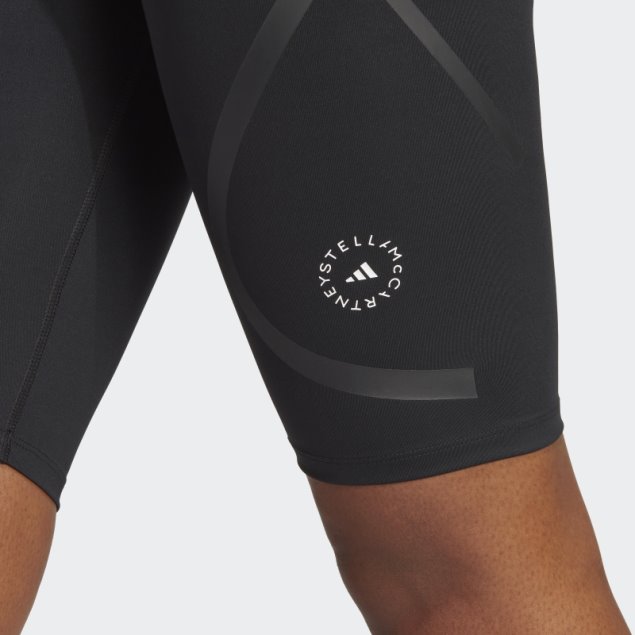 Negro Adidas By Stella Mccartney Truepace Pantalones Cortos De Ciclismo De Moda