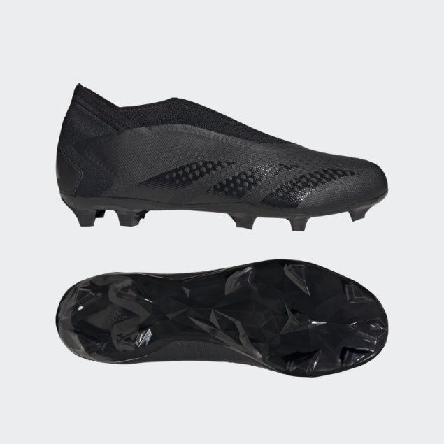 Botas De Fútbol Para Terreno Firme Sin Cordones Adidas Predator Precision.3 Negro