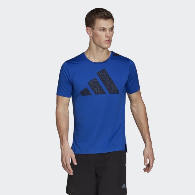 Camiseta De Entrenamiento Azul Real Con Lo Mejor De Adidas