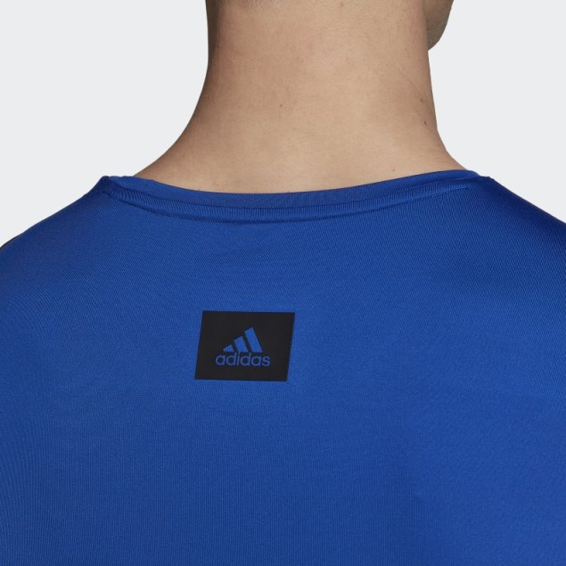 Camiseta De Entrenamiento Azul Real Con Lo Mejor De Adidas