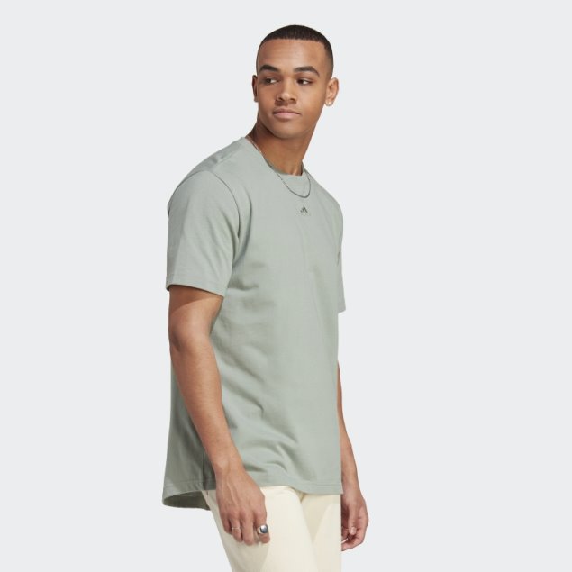 All Szn Tee Adidas Plata Verde