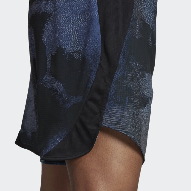 Adidas D4t Hiit Allover Print Pantalones Cortos De Entrenamiento Negro