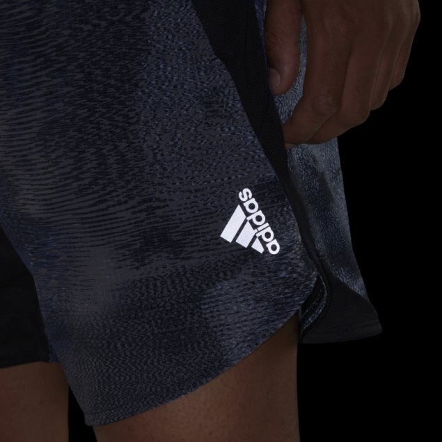 Adidas D4t Hiit Allover Print Pantalones Cortos De Entrenamiento Negro