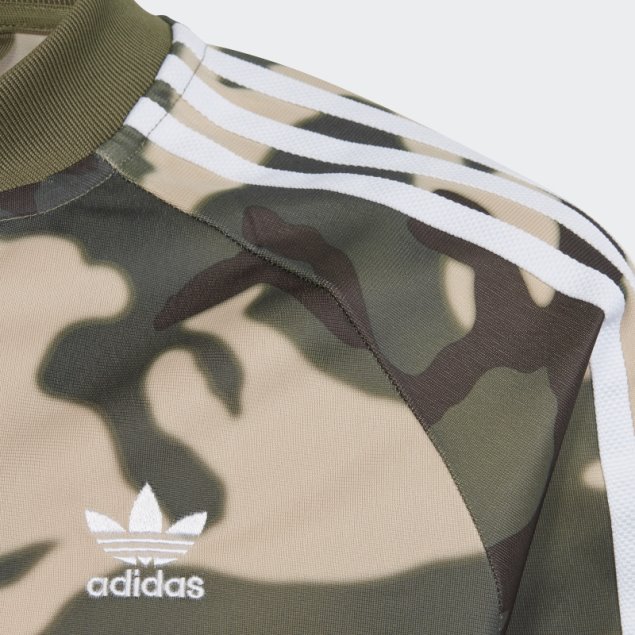 Adidas Chaqueta De Chándal Beige Camo Sst