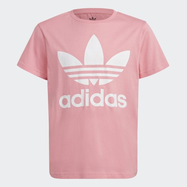 Camiseta Trefoil Rosa Adidas