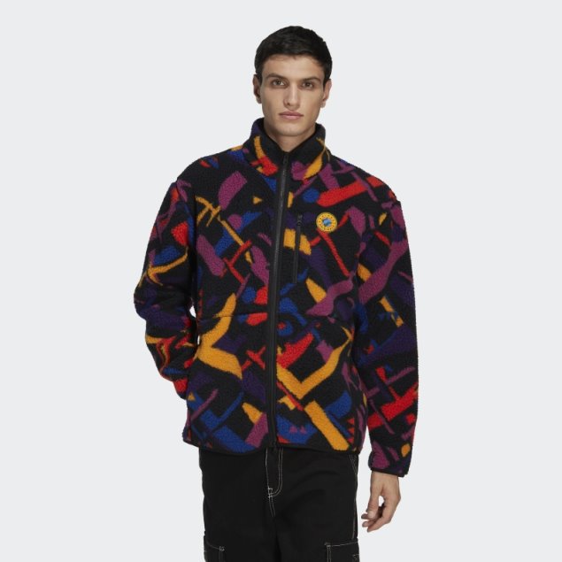 Wander Hour Chaqueta Polar Estampada Con Cremallera Completa Adidas Multicolor