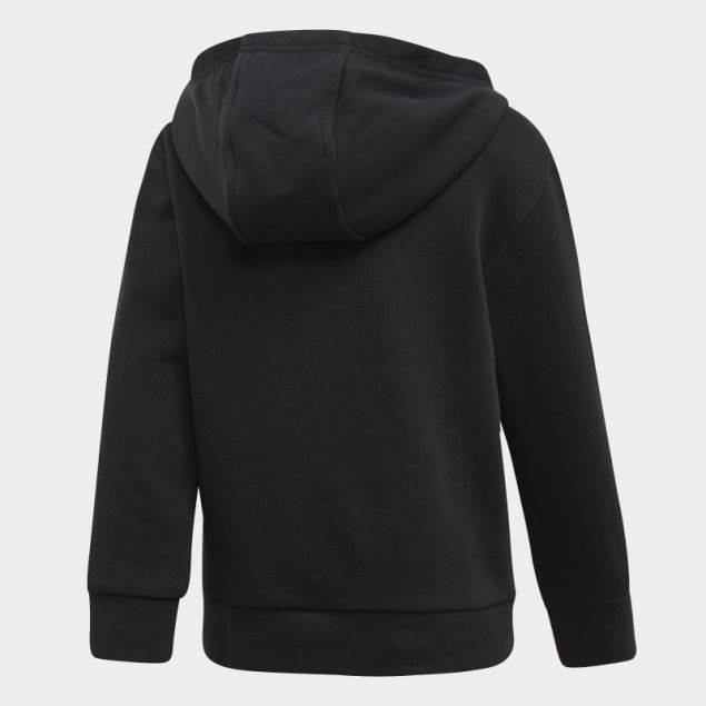 Sudadera Con Capucha Negra Adidas Trefoil