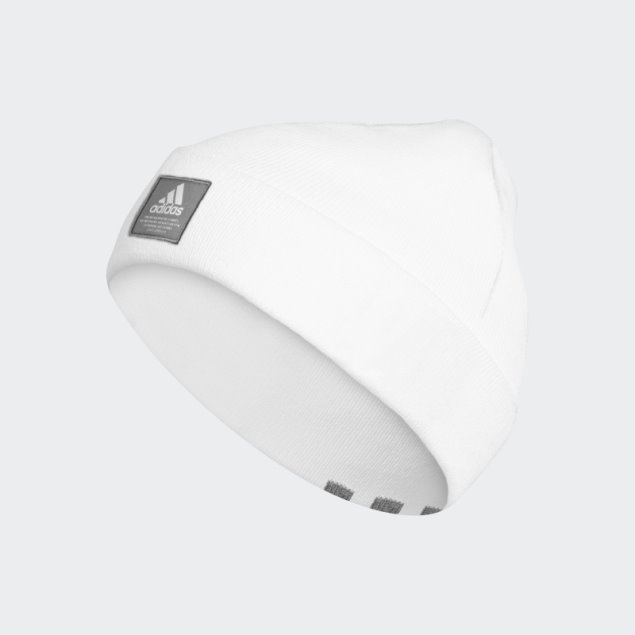 Gorro Blanco Con Puños Amplificadores De Adidas