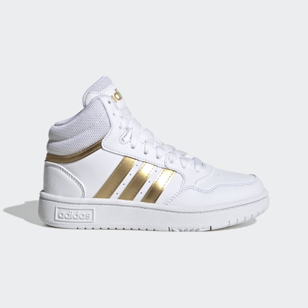 Adidas Hoops Mid Lifestyle Basketball Lace Zapatos Blanco