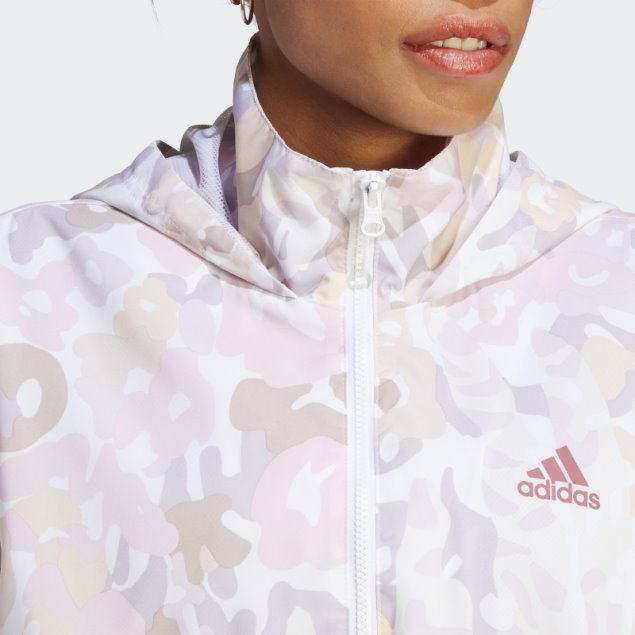 Adidas Cortavientos Gráfico Blanco