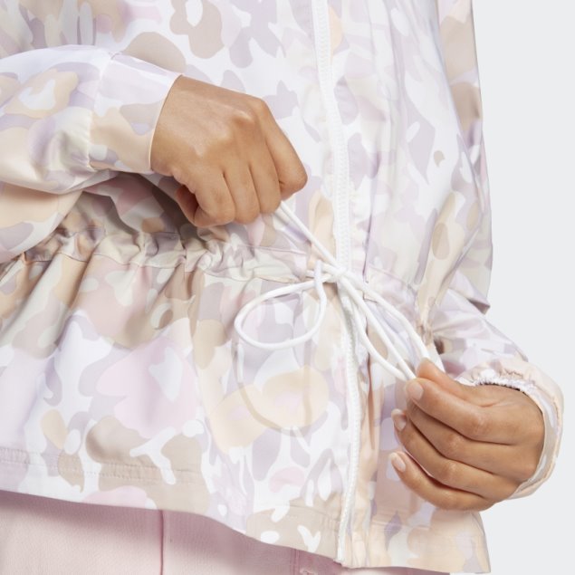 Adidas Cortavientos Gráfico Blanco