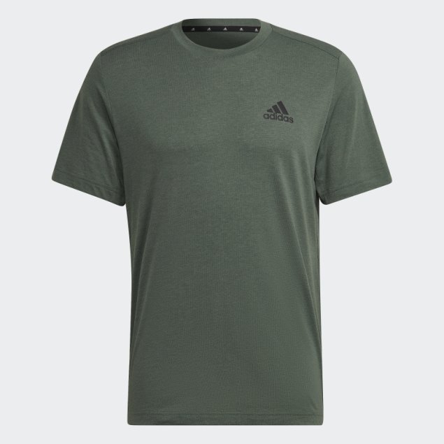 Camiseta Deportiva Adidas Green Oxide Aeroready Diseñada Para Moverse Feelready