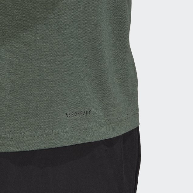 Camiseta Deportiva Adidas Green Oxide Aeroready Diseñada Para Moverse Feelready