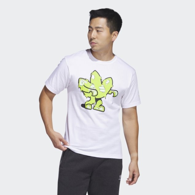 Camiseta De Manga Corta Zombie Treffy Adidas Blanca