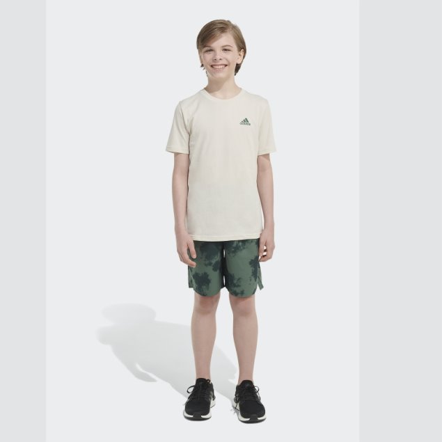 Adidas Shorts Verdes De Tejido Oxide Axis