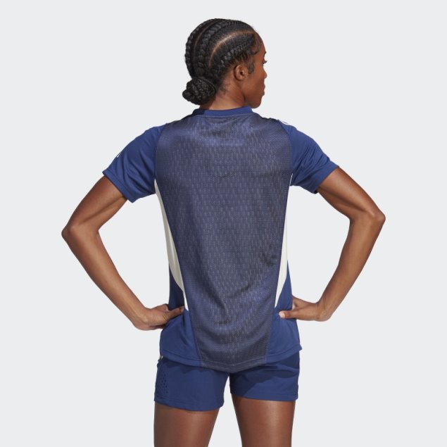 Camiseta Adidas Italia Tiro 23 Pro Azul Oscuro