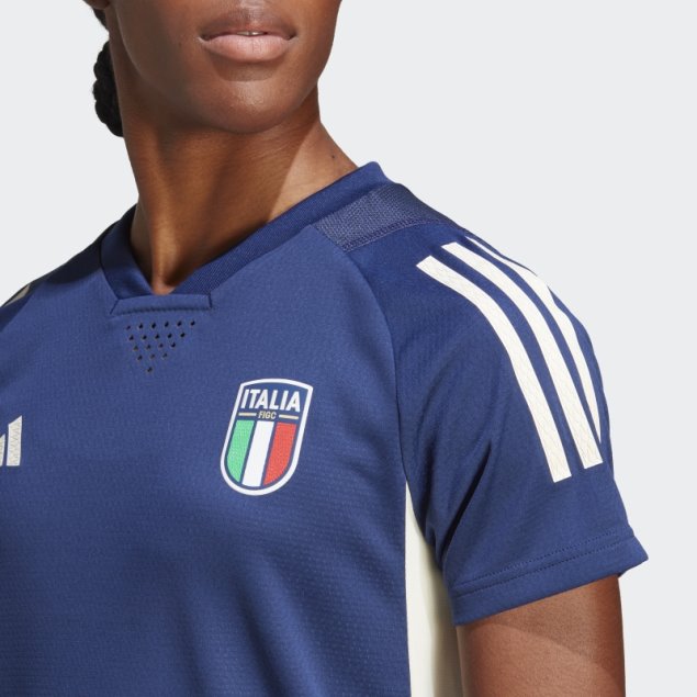 Camiseta Adidas Italia Tiro 23 Pro Azul Oscuro