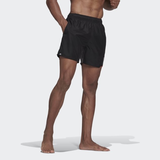 Shorts De Baño Texturizados Negro Adidas