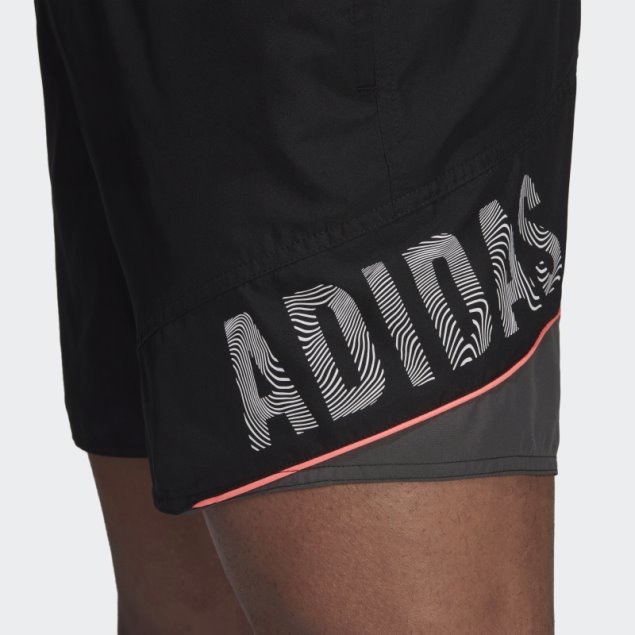 Shorts De Baño Texturizados Negro Adidas