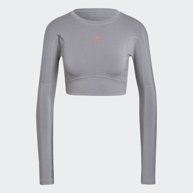 Adidas By Stella Mccartney Truestrength Pantalones Cortos De Manga Larga Onix Claro Moda