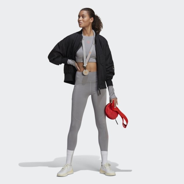 Adidas By Stella Mccartney Truestrength Pantalones Cortos De Manga Larga Onix Claro Moda