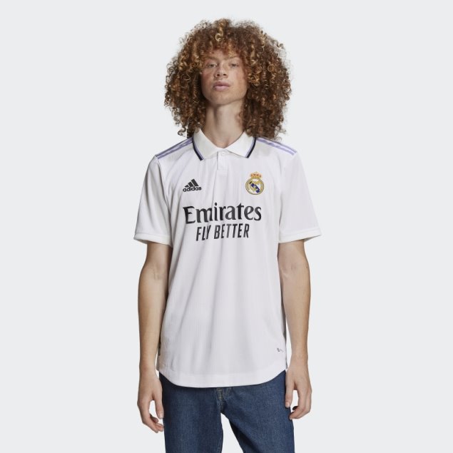 Camiseta Real Madrid 22/23 Primera Equipación Adidas Blanca