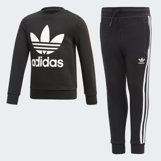Conjunto Sudadera Adidas Negra