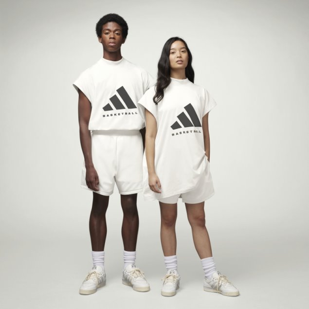 Camiseta Sin Mangas Adidas Basketball Fashion Blanco