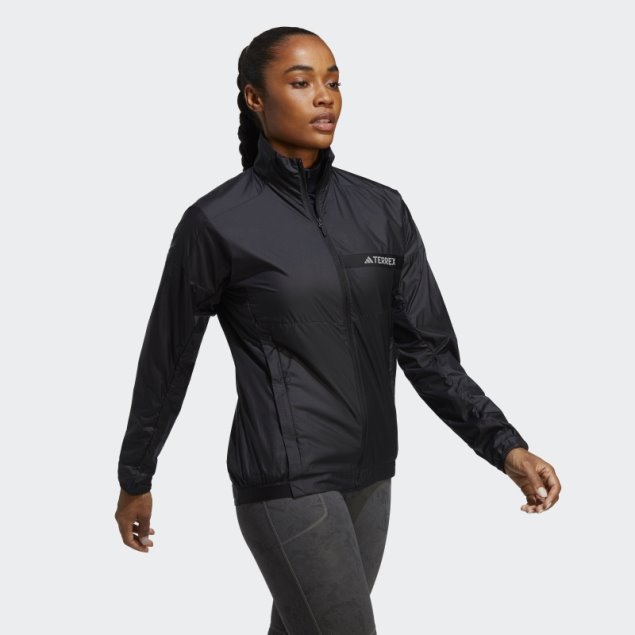 Cortavientos Adidas Terrex Negro