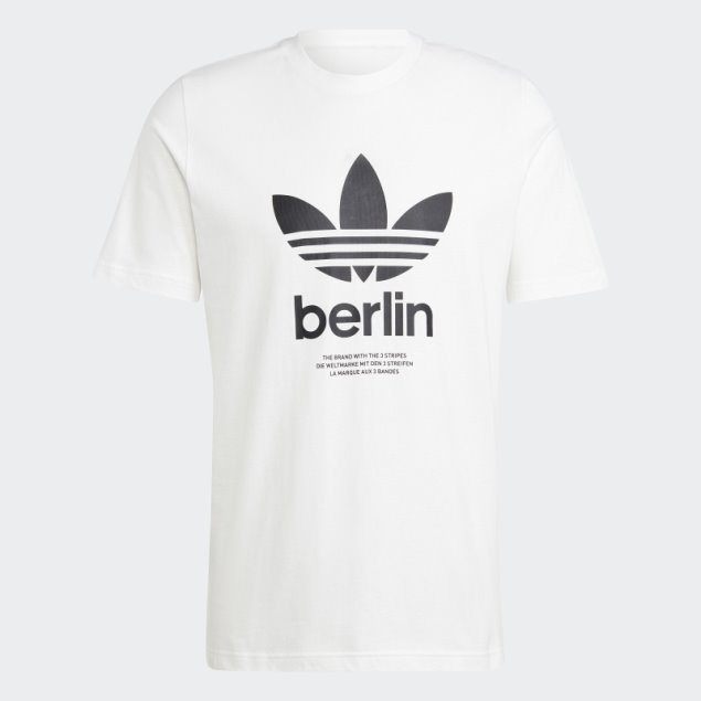 Camiseta Blanca Icone Berlin City Originals Adidas