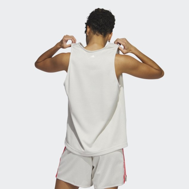 Adidas Camiseta Sin Mangas De Jersey De Aluminio Seleccionado