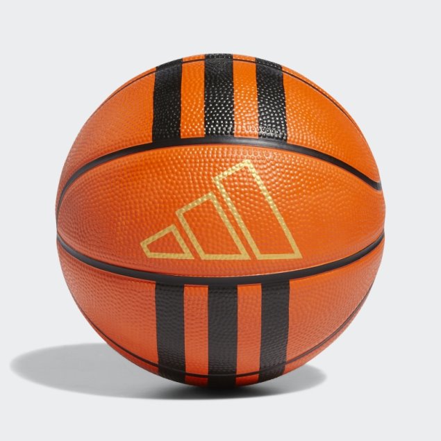 Mini Baloncesto De Goma Con 3 Bandas Adidas Natural