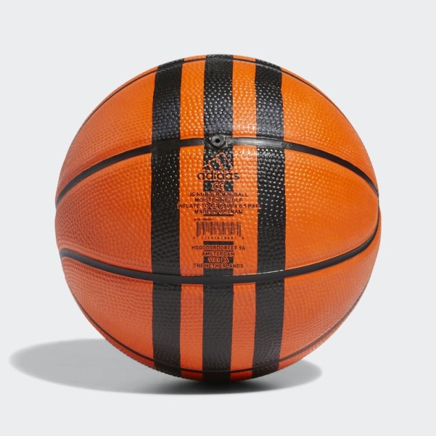 Mini Baloncesto De Goma Con 3 Bandas Adidas Natural