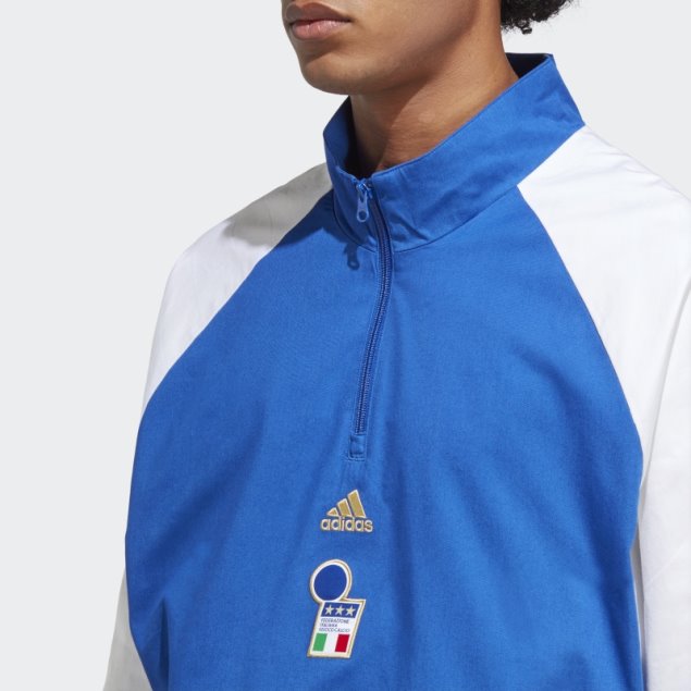 Camiseta Adidas Azul Real Icono De Italia